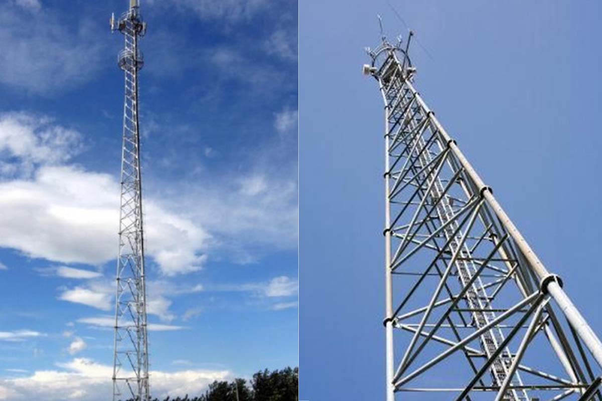 3-legged tubular communication lattice tower – jielian Power ...